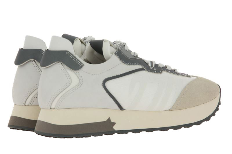 ASH Sneaker TIGER CALF SUEDE SALT WHITE SILVER (39)