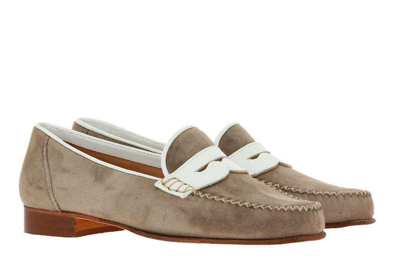 Pascucci Slipper CAMOSCIO CRETA NAPPA BIANCO (40)