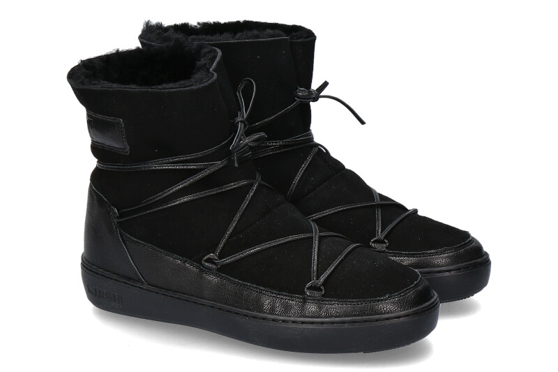 Moon Boot Snowboot gefüttert PLUSE LOW SHEARLING SCHWARZ (38)
