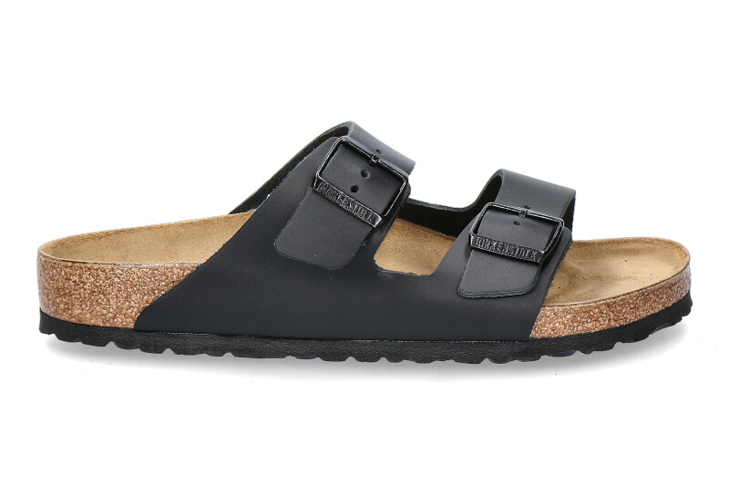 Birkenstock Pantolette ARIZONA NORMAL LEDER- schwarz