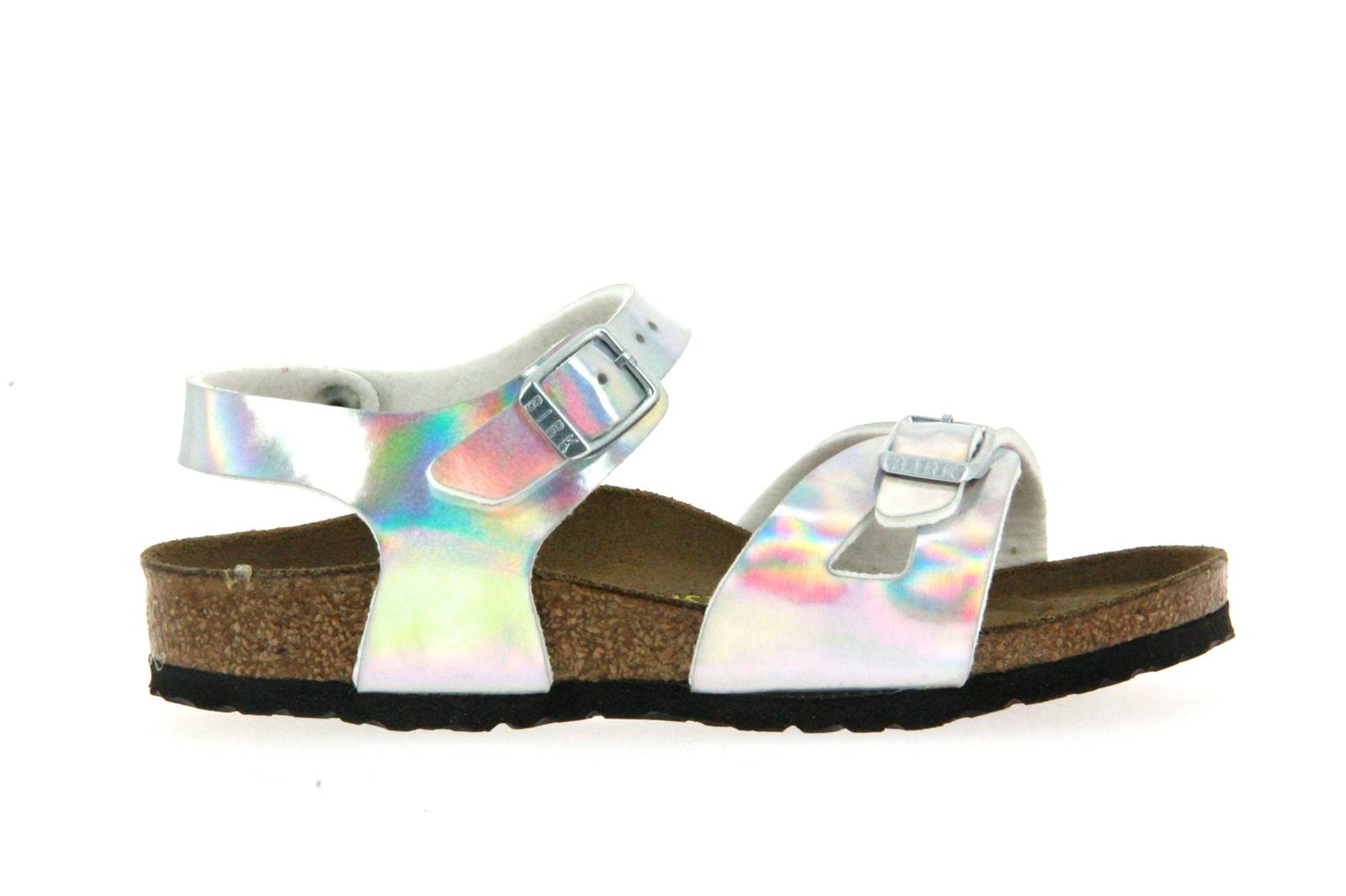 Birkenstock Sandale RIO KINDER SCHMAL MIRROR SILVER (33)