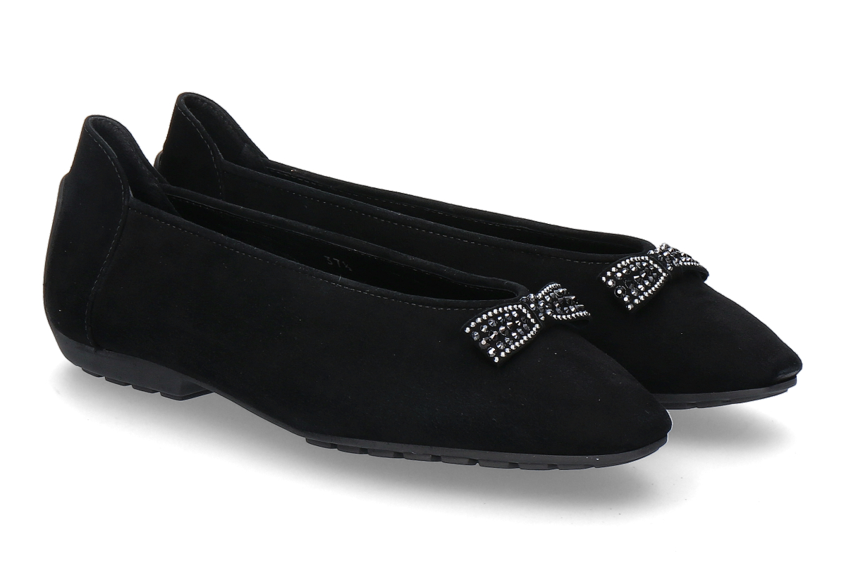 Mania Ballerina 1211 CAMOSCIO- nero/ schwarz
