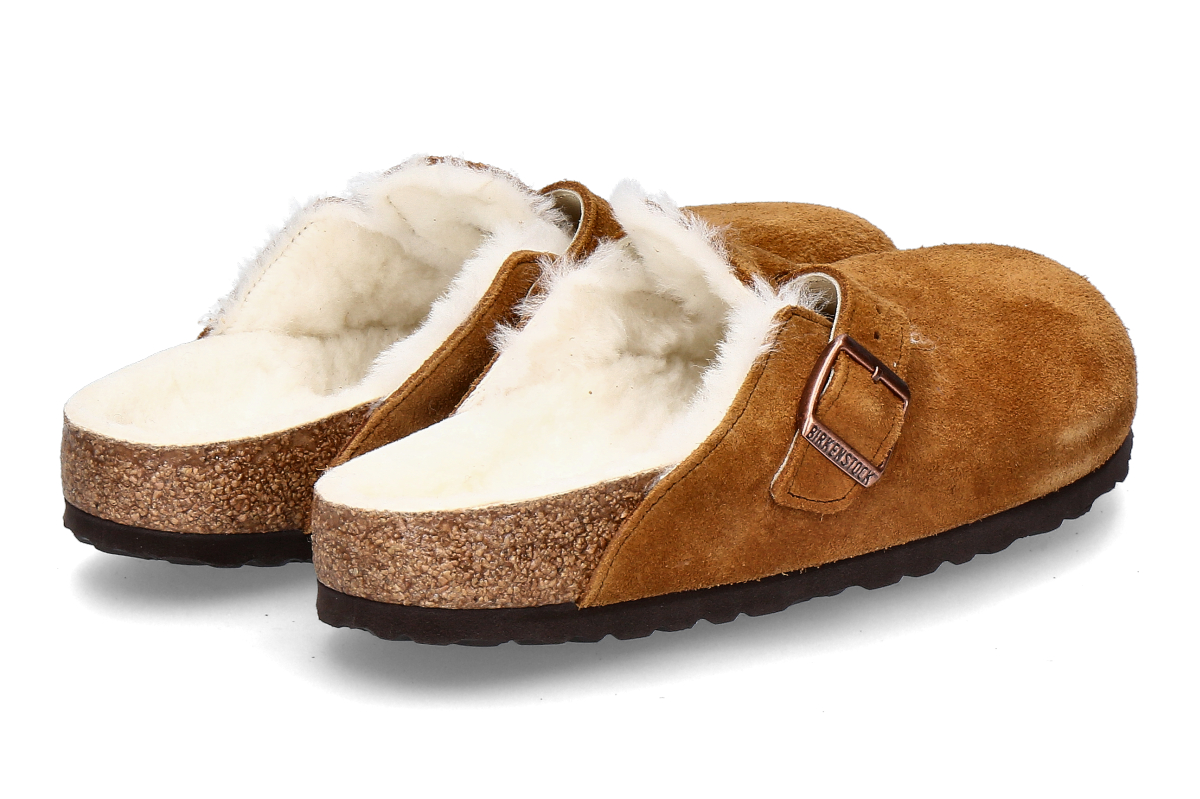 Birkenstock Pantolette gefüttert BOSTON SCHMAL SHEARLNG- mink_274300021_2 Birkenstock Pantolette gefüttert BOSTON SCHMAL SHEARLNG- mink_274300021_2