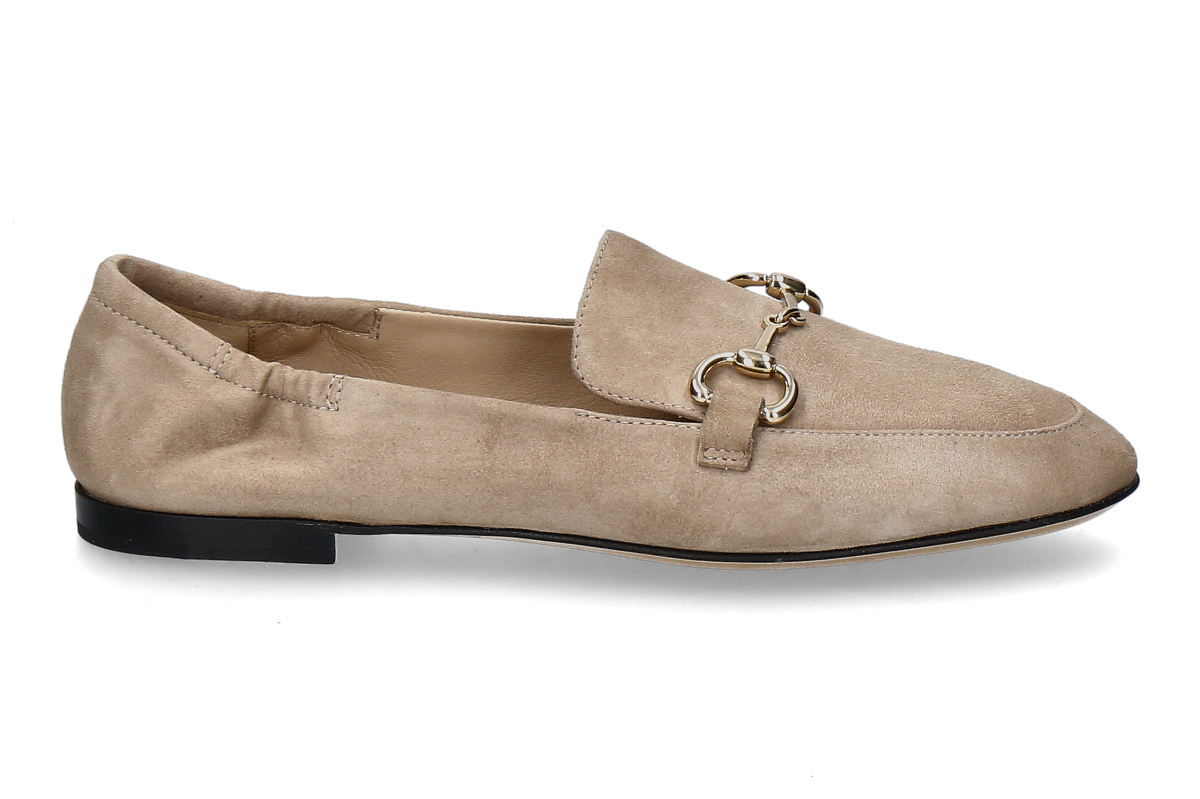 Pomme d'Or Loafer GIORGIA CAMOSCIO- soft mocha/ beige