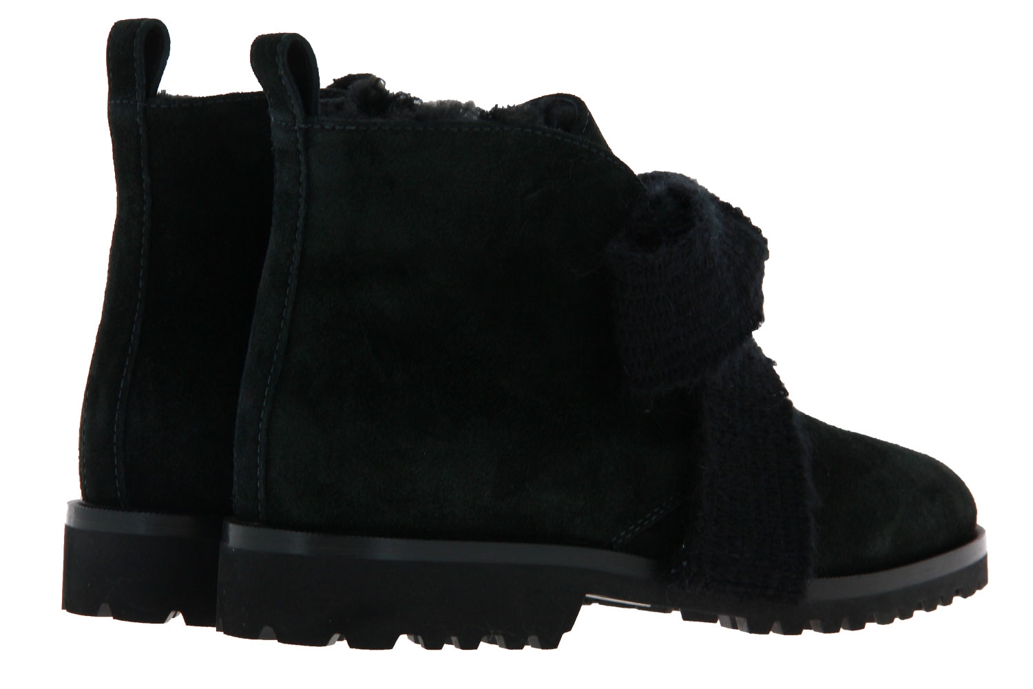 Unützer Stiefelette gefüttert VELOUR NERO (39)
