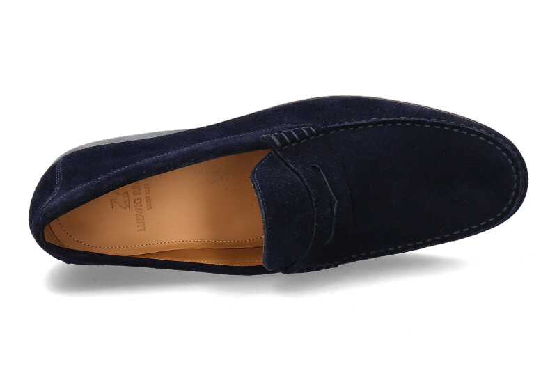 Ludwig Reiter Mokassin PENNY LOAFER NAVY  (43)