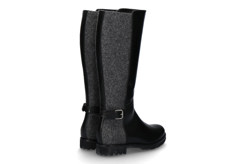 Dirndl + Bua Stiefel gefüttert CRUSH LODEN SCHWARZ GRAU (42) Dirndl + Bua Stiefel gefüttert CRUSH LODEN SCHWARZ GRAU (42)