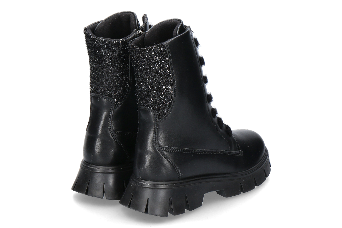 Primigi Mädchen- Stiefelette RANDY GLITTER gefüttert- nero_454000001_2