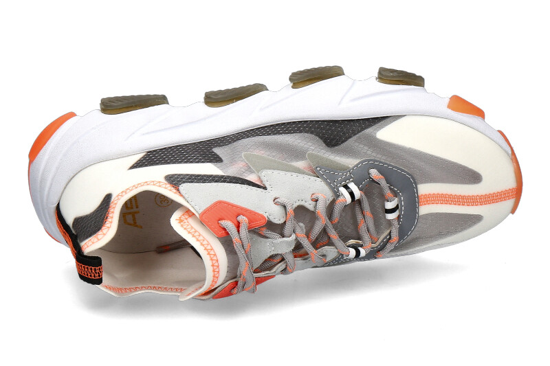ASH Sneaker ECLIPSE NYLON DUNE TRANSPARENT SILVER PEARL  (36)