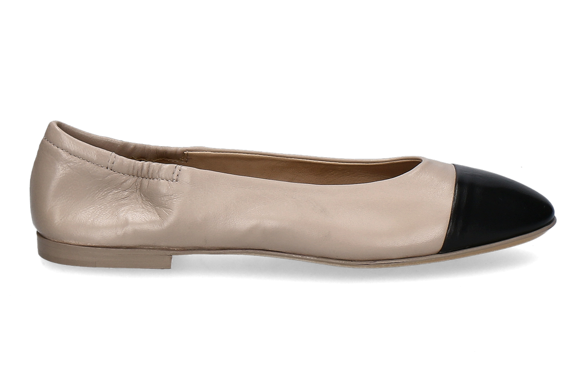 Pomme d'Or Ballerina GIORGIA GLOVE- nero/ sand- schwarz