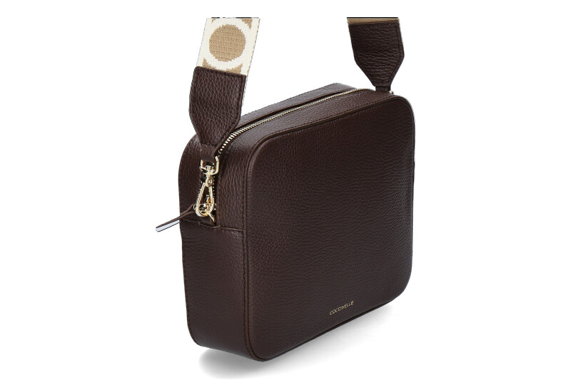 Coccinelle Umhängetasche MINI TEBE GRAINED LEATHER- fondant brown/braun Coccinelle Umhängetasche MINI TEBE GRAINED LEATHER- fondant brown/braun
