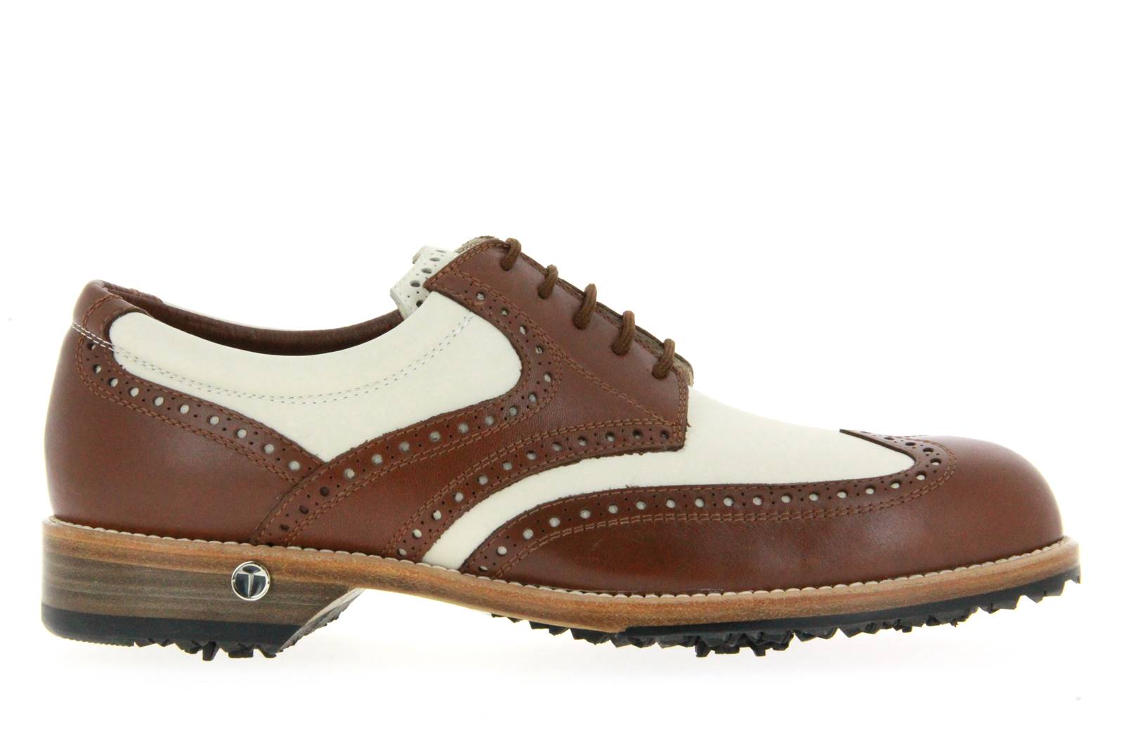Tee Golf Shoes Herren- Golfschuh TOMMY BRANDY BEIGE (42)
