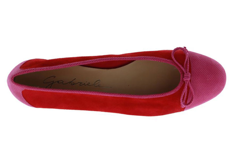 Gabriele Ballerina DOLLY FISH CAMOSCIO PINK CAMOSCIO ROSSO (39½)