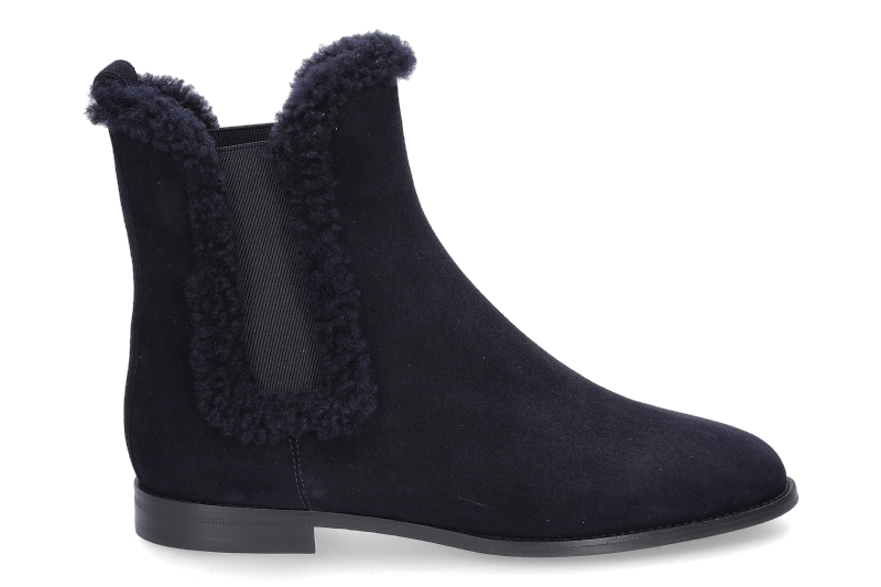 Unützer Stiefelette gefüttert CAMOSCIO NAVY- dunkelblau