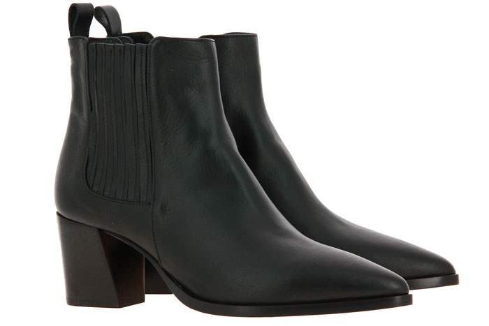 Pomme D'Or Stiefelette SETA NERO CUOIO NERO (38½)