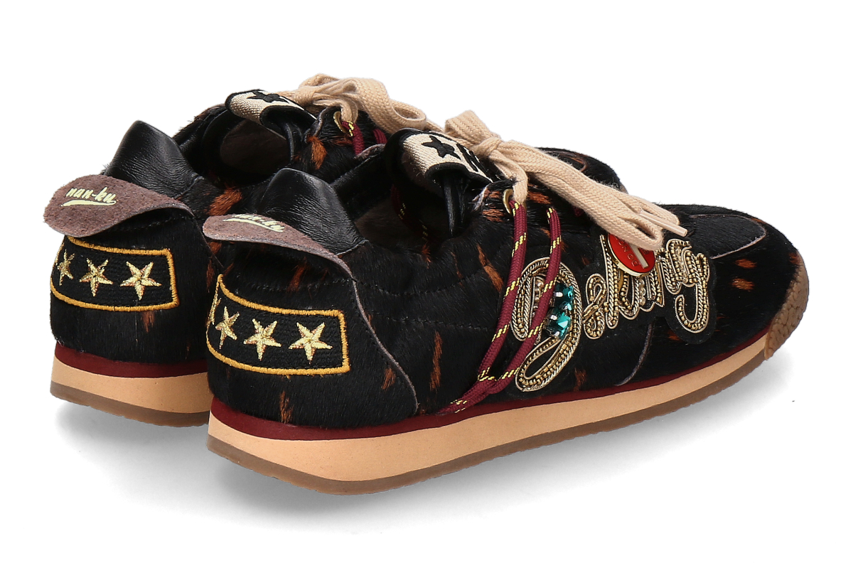 Nan-Ku Couture Damen- Sneaker GDX02 Pony- schwarz_232000205_2
