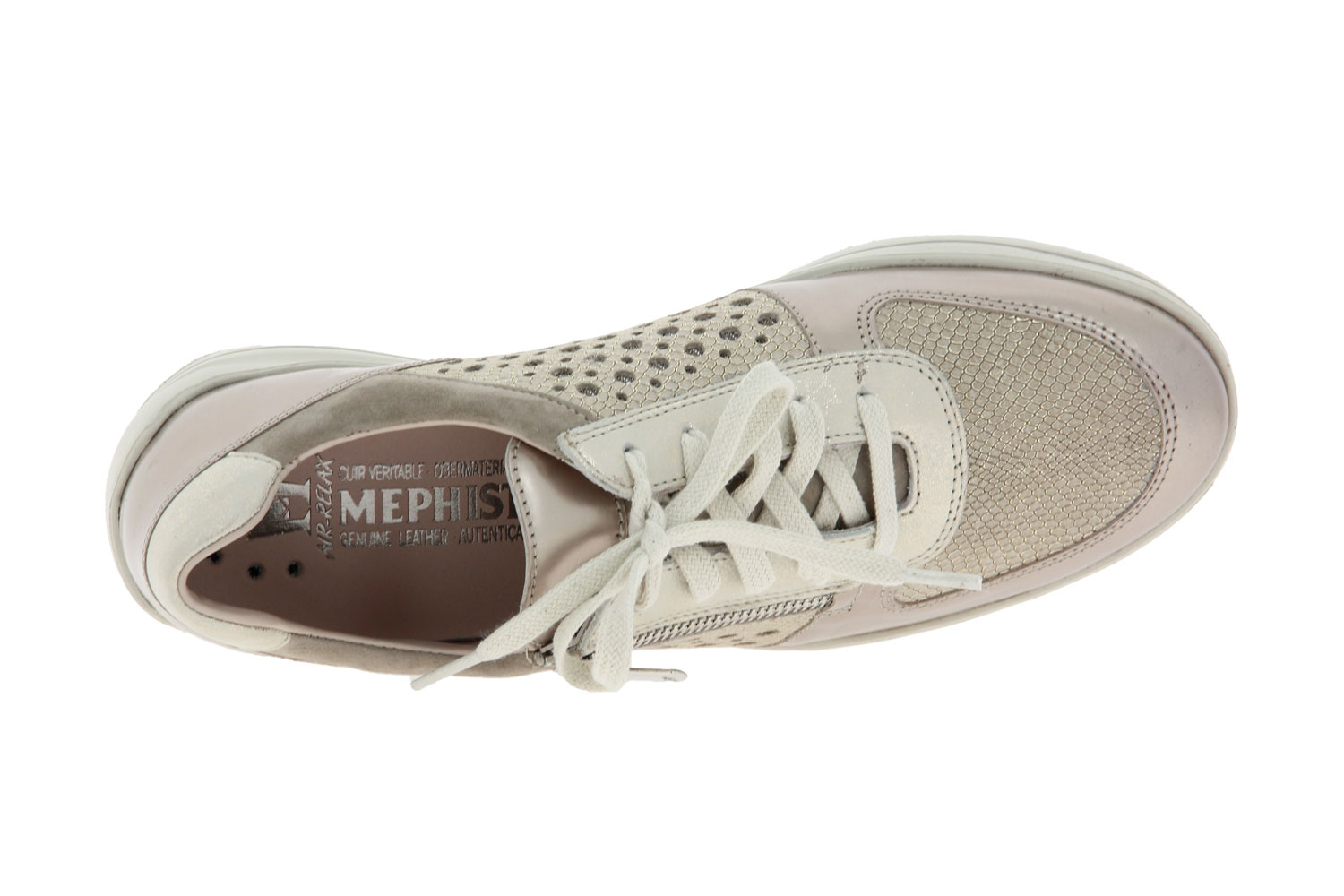 Mephisto Sneaker CAROLE PERFORIERT PLATINUM (40½)