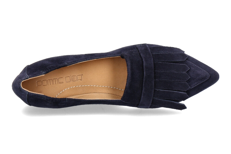 Pomme D'Or Slipper GRACE CAMOSCIO NAVY (39½)