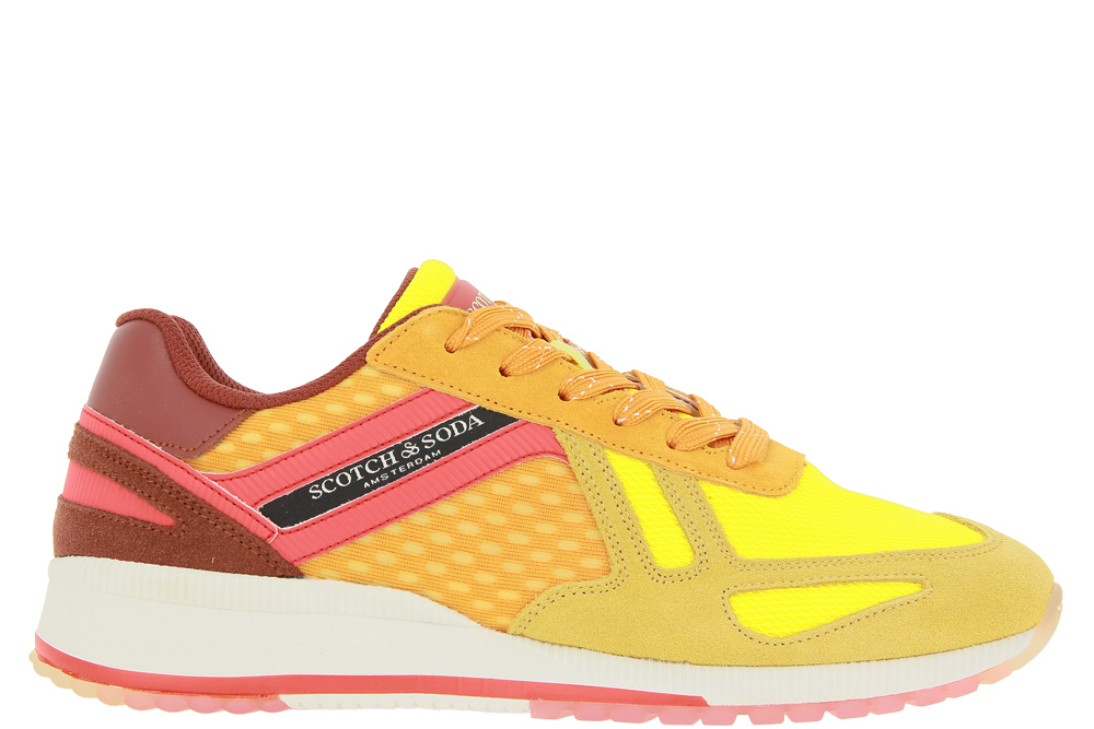 Scotch & Soda Sneaker VIVEX MESH SUEDE ORANGE MULTI