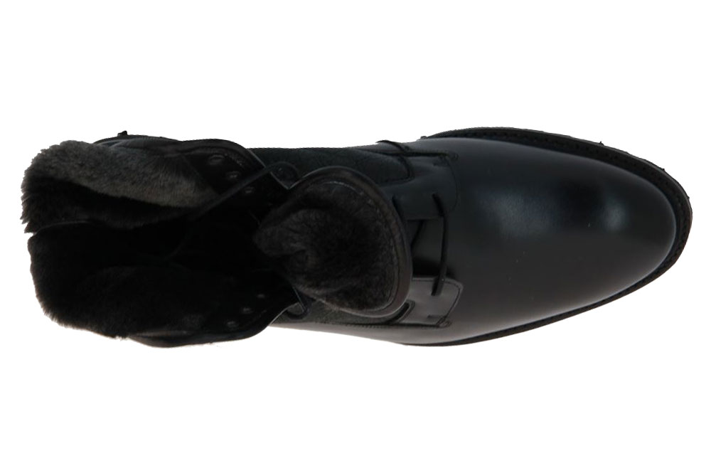 Cordwainer Stiefelette gefüttert ELBA WING BLACK (45)