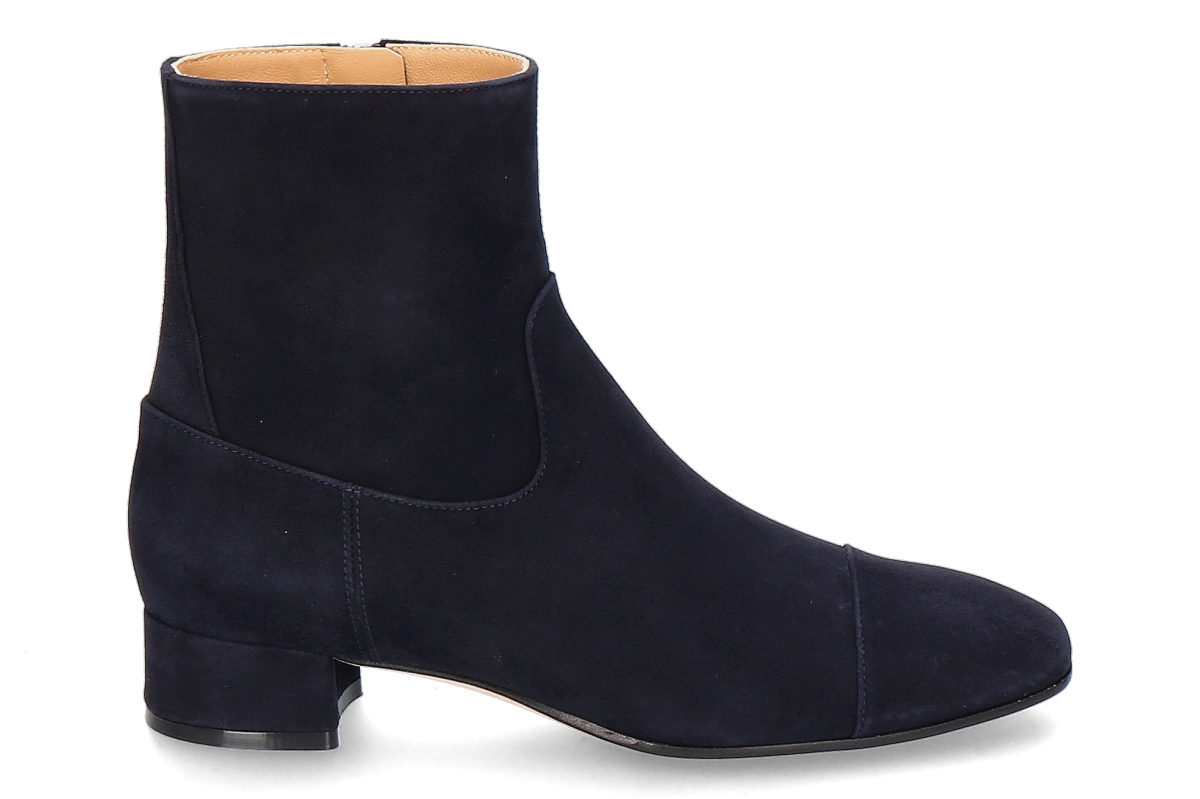 Unützer Damen- Stiefelette CAMOSCIO NAPPA- navy/ dunkelblau
