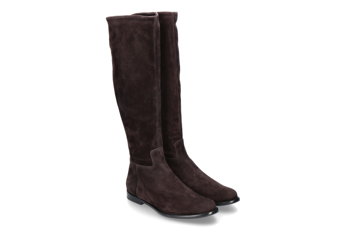 Unützer Stiefel CAMOSCIO STRETCH- chocolate braun