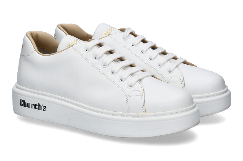 Church's Sneaker MACH 1 WHITE SOFT CALF ZN6679 Church's Sneaker MACH 1 WHITE SOFT CALF ZN6679