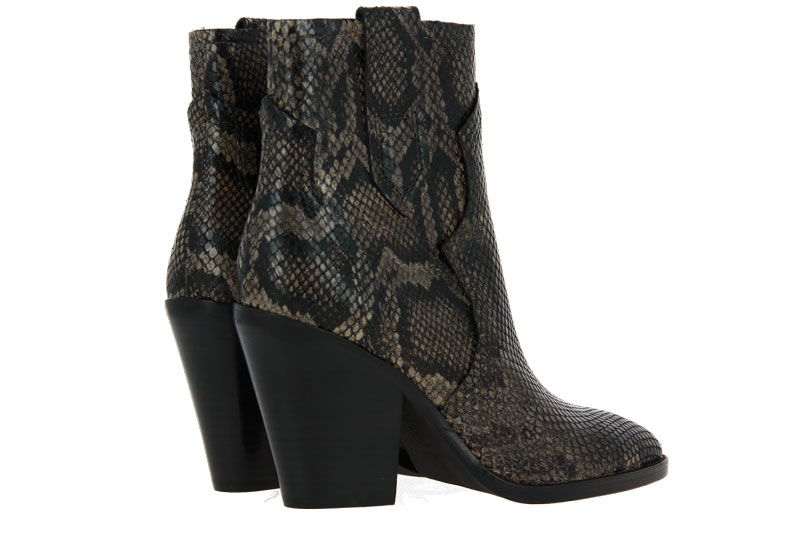Ash Stiefelette ESQUIRE TAUPE PYTHON PRINT (37 )