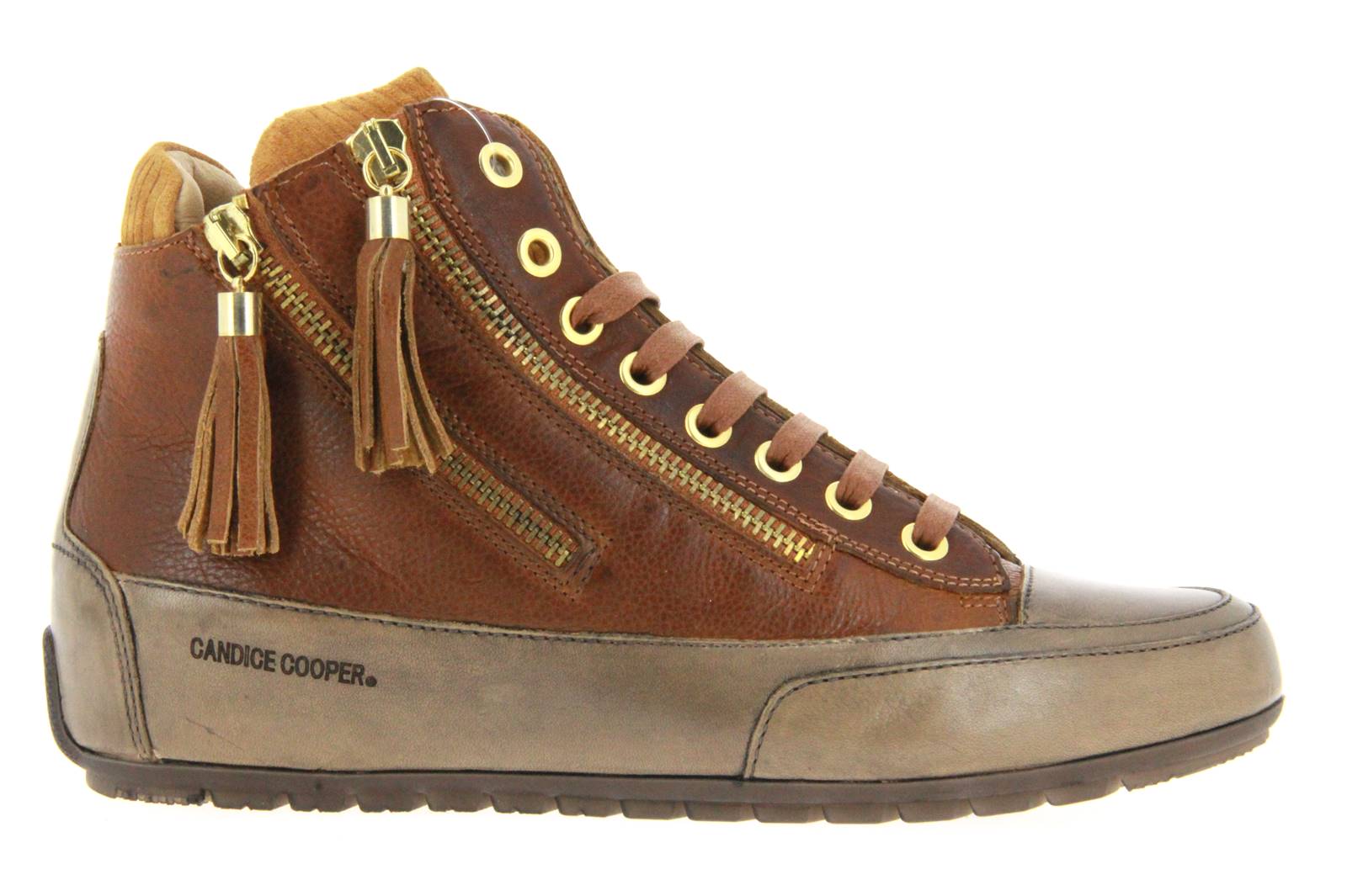 Candice Cooper Sneaker LUCIA PENDO DAKOTA CARAMELLO COGNAC (42)