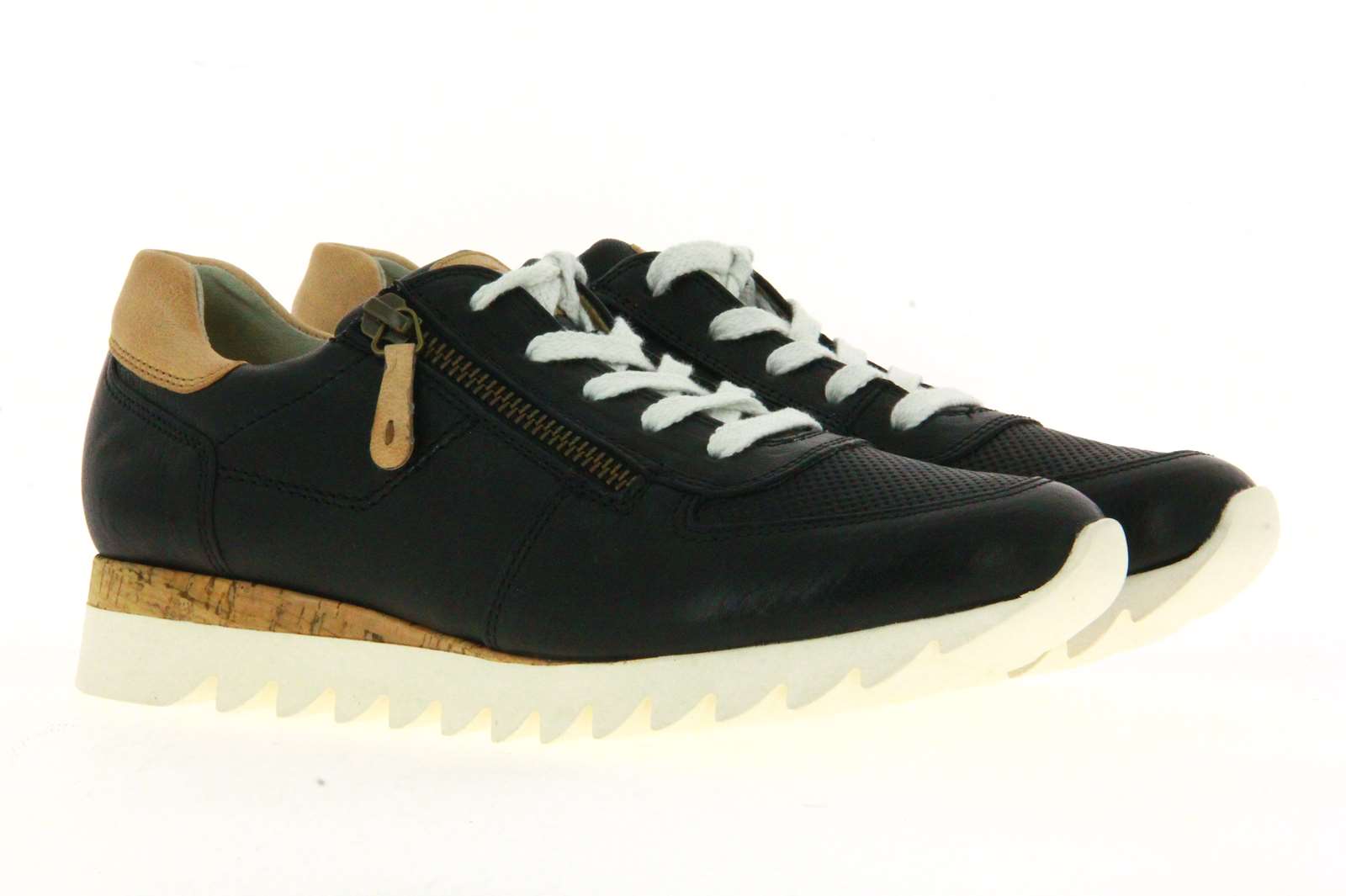 Paul Green Sneaker WASHED KID SCHWARZ DESERT (40)