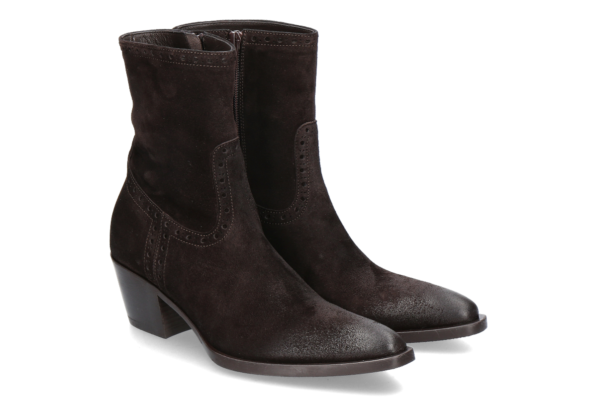 Strategia Stiefelette SPECTRA T VELOUR - ebano/dunkelbraun 