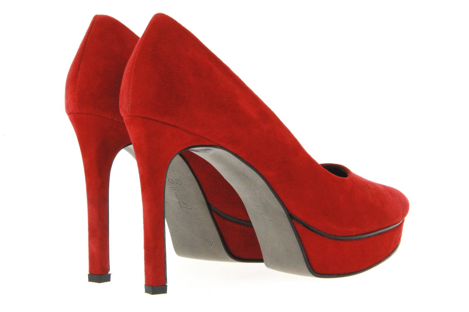 Paul Green High Heels SAMTZIEGE ROT  (37½)