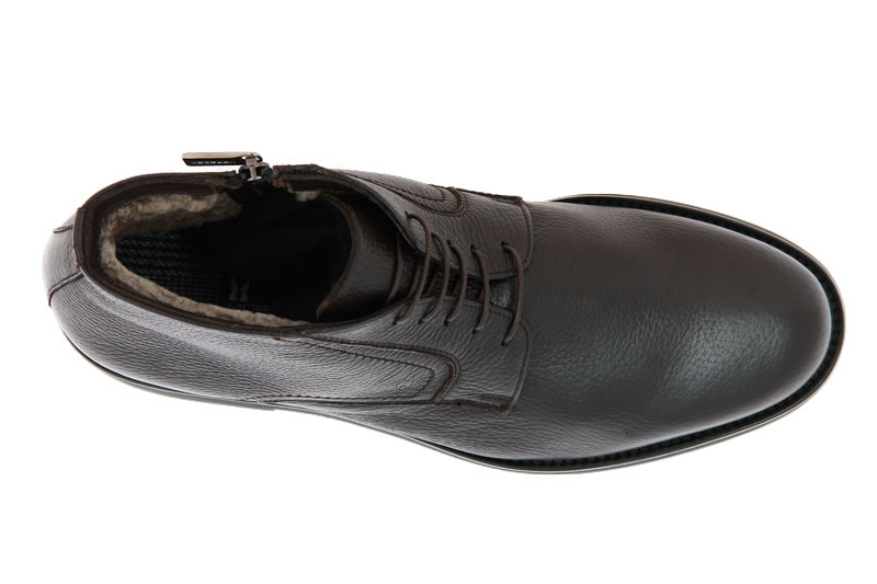 Moreschi Stiefelette gefüttert CERVO SCURO MARRONE  (43)