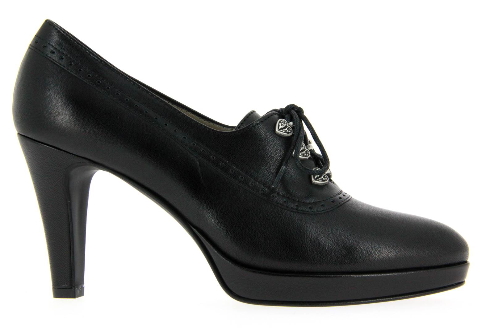 dirndl + bua Schnürpumps ZIEGENNAPPA SCHWARZ (36) dirndl + bua Schnürpumps ZIEGENNAPPA SCHWARZ (36)
