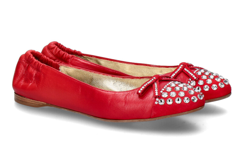 ScarpaRossa Ballerina CAMOSCIO ROSSO ALASKA CRYSTAL (37 ) ScarpaRossa Ballerina CAMOSCIO ROSSO ALASKA CRYSTAL (37 )