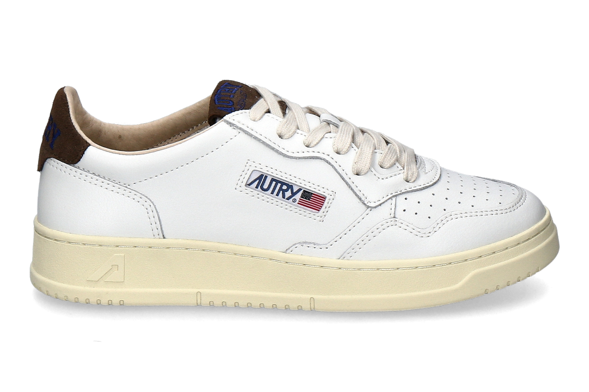 Autry Herren- Sneaker MEDALIST LOW HJ03- weiß/ braun