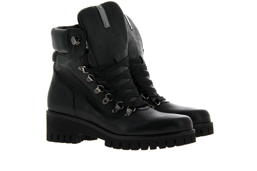 Donna Carolina Stiefelette PONCHO NERO SUOLA RAY (40)
