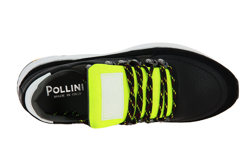 Pollini Sneaker SCARPAU MIX NERO GIALLO BIANCO (41)
