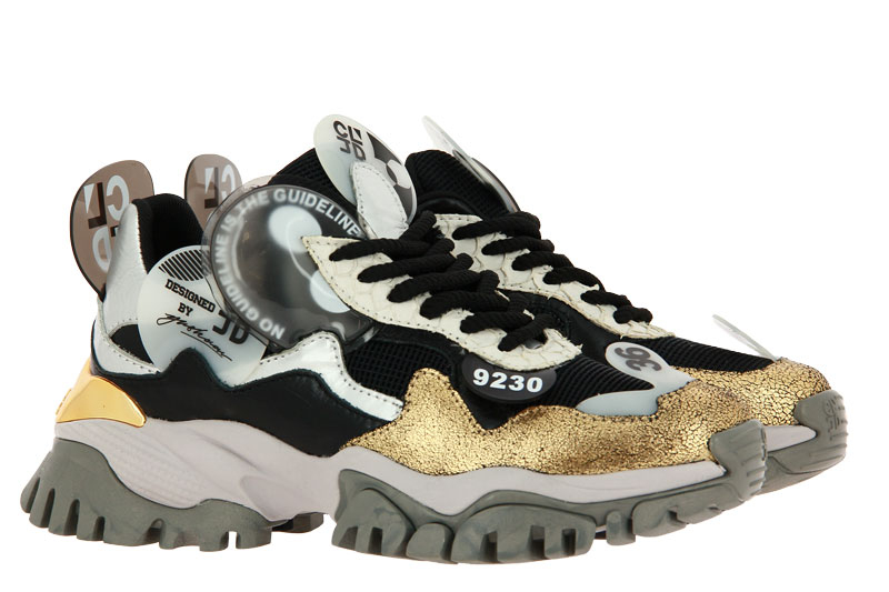 CLJD Sneaker WHITE BLACK GOLD (41)