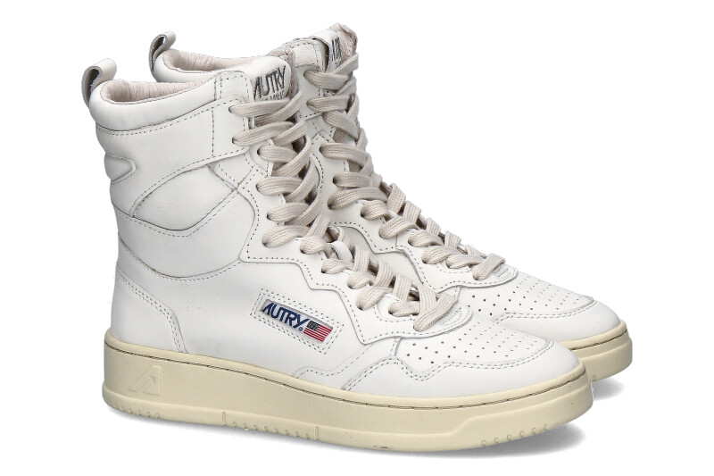 Autry Sneaker BIG ONE HIGH WOM LEATHER WHITE