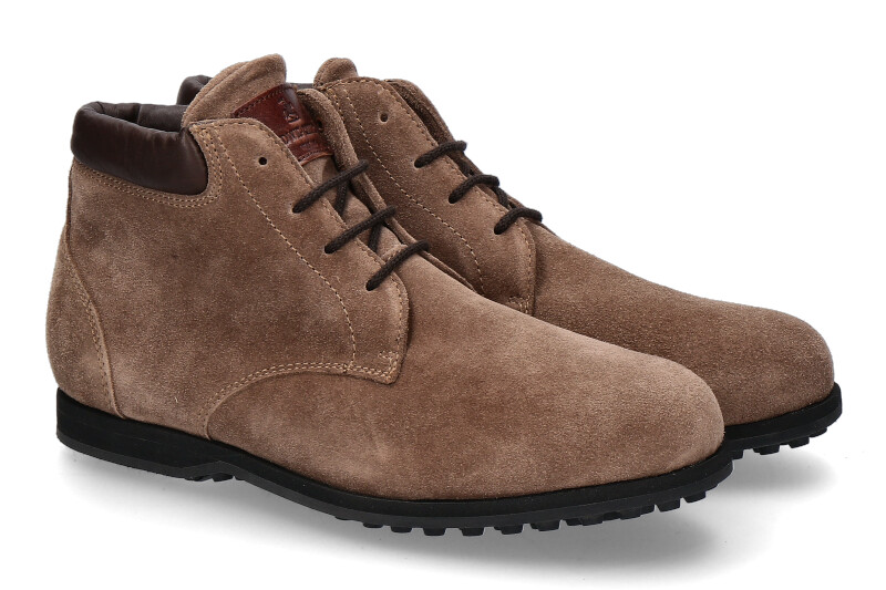 Ludwig Reiter Schnürboots gefüttert GRINZINGER VELOUR TABAC (47)