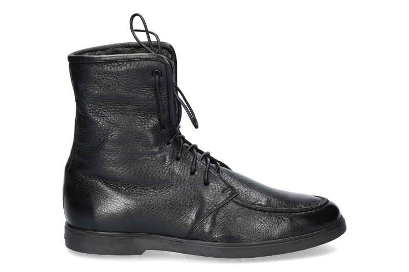 Santoni Stiefelette gefüttert CERVO NERO (41½)