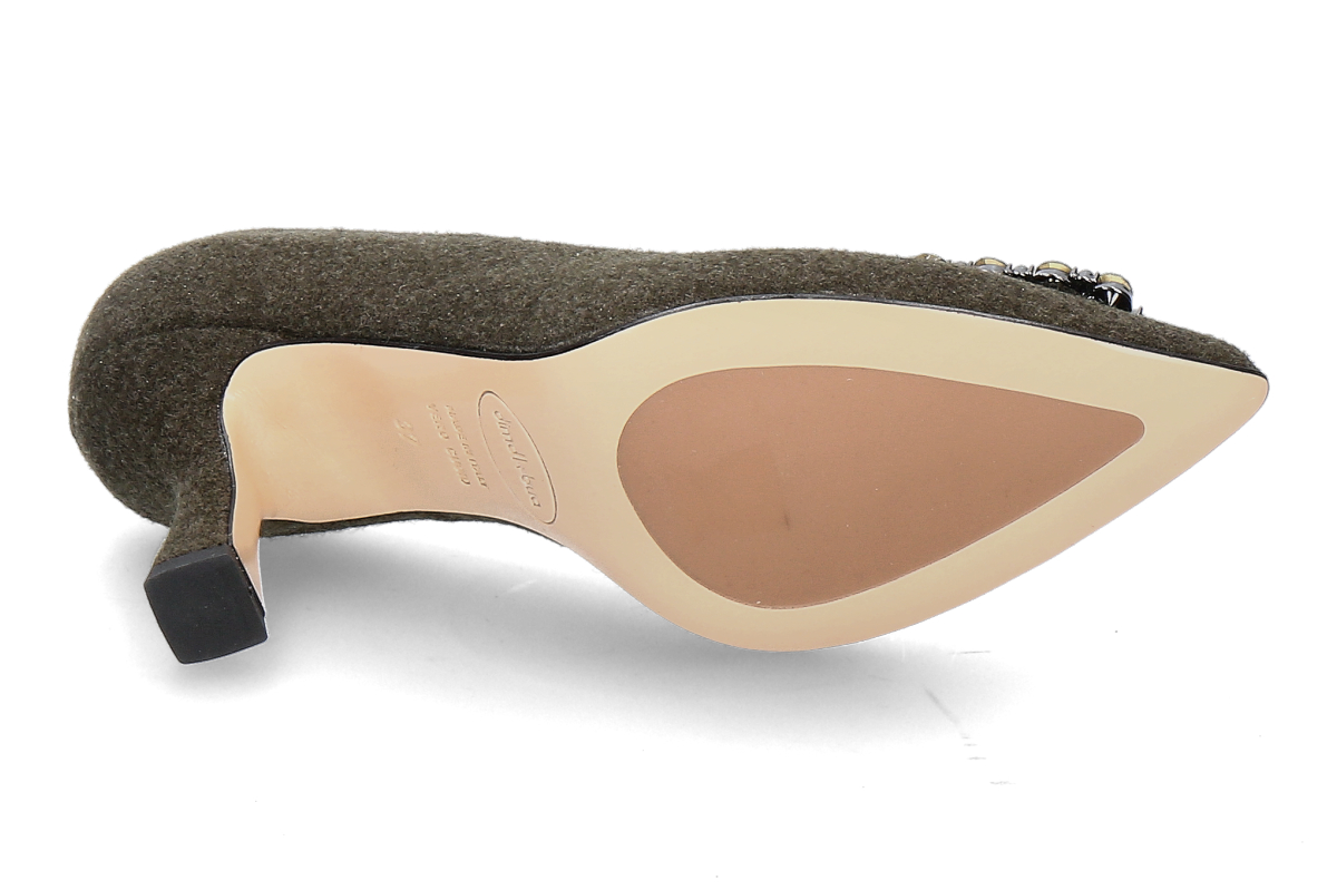 dirndl bua Trachten-Pumps LODEN- jagdgrün_222700024_4
