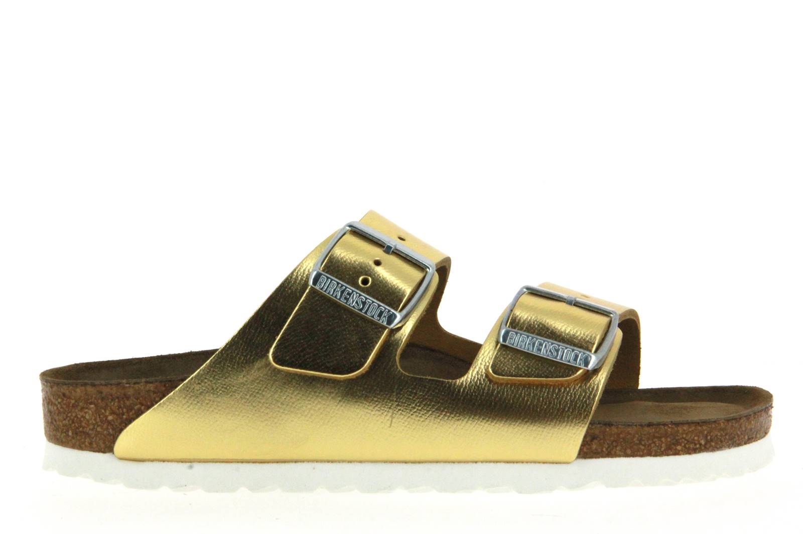 Birkenstock Pantolette ARIZONA SCHMAL LIQUID GOLD (42)