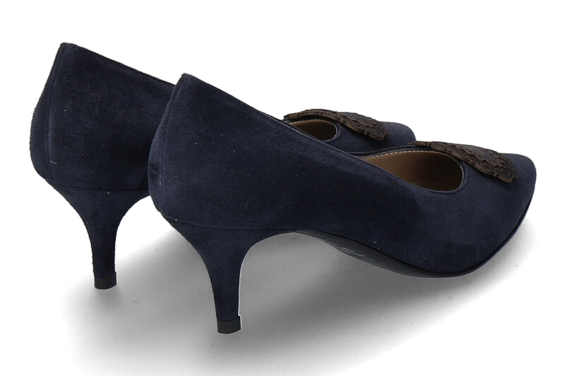 Dirndl + Bua Pumps ZIEGENVELOUR DUNKELBLAU (38½) Dirndl + Bua Pumps ZIEGENVELOUR DUNKELBLAU (38½)