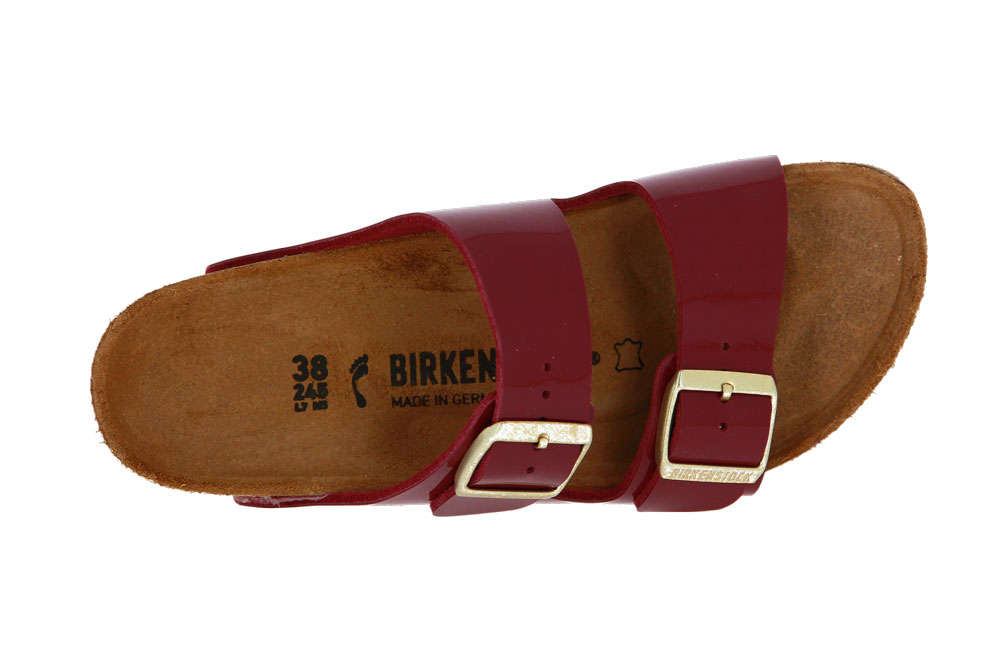 Birkenstock Pantolette SCHMAL ARIZONA PATENT BORDEAUX (42)