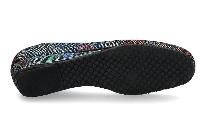 Bagnoli Slipper NAPPA BIANCO VELOUR MULTI NERO (41½)