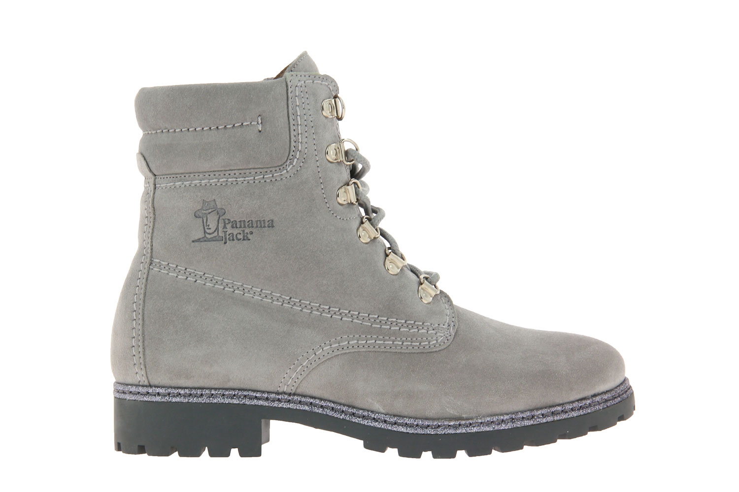 Panama Jack Stiefelette PANAMA 03 GLITTER B2 VELOUR GREY (42)