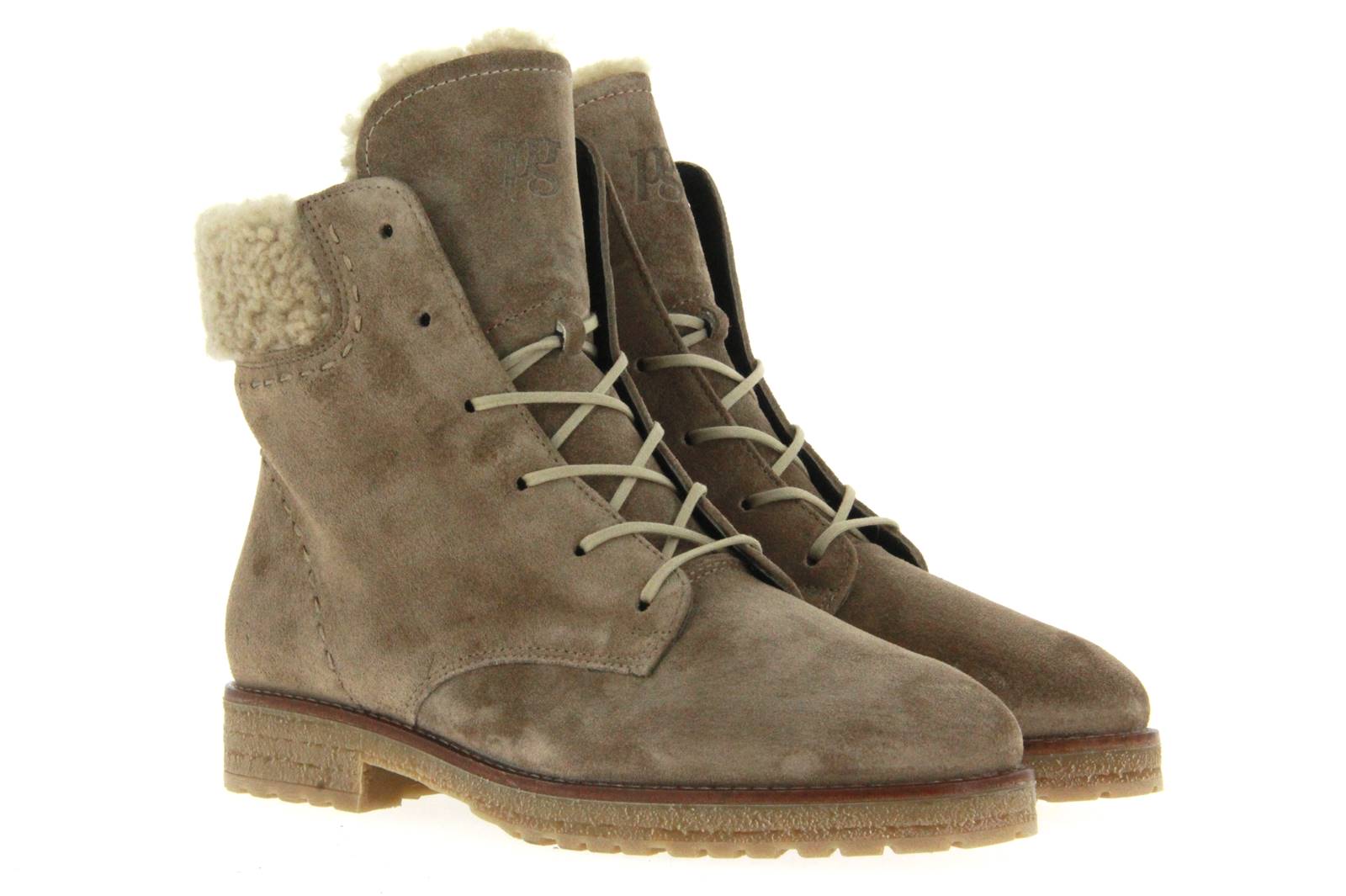 Paul Green Stiefelette gefüttert R. SUEDE D-FACE ANTELOPE SABBIA (37 )