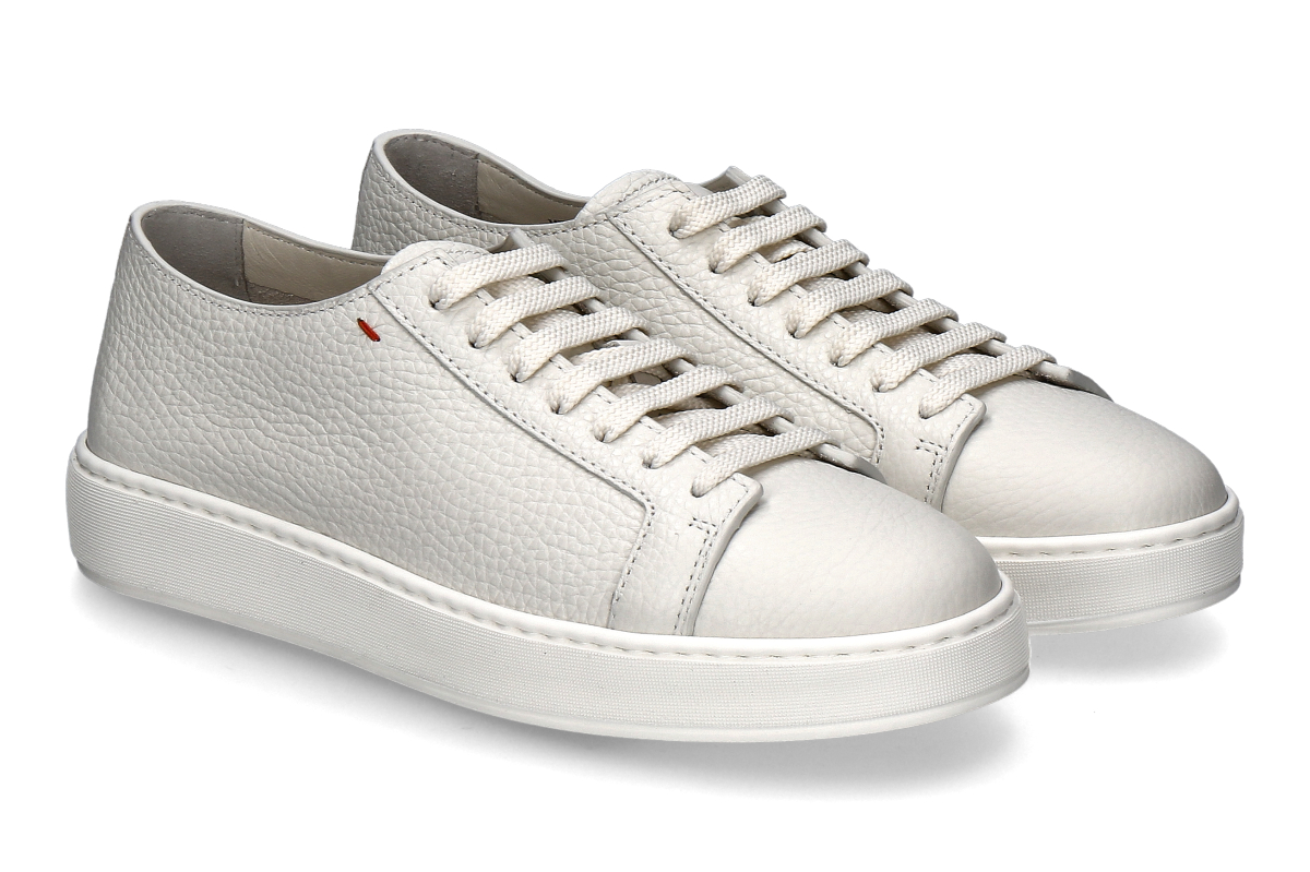 Santoni Herren- Sneaker BIKING- weiß/ white